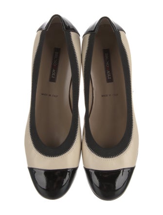Bruno Magli Leather Printed Pumps