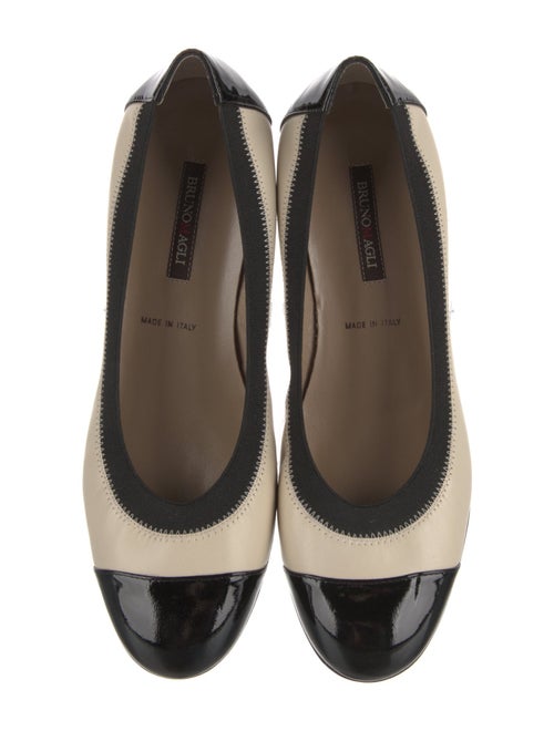 Bruno Magli Leather Printed Pumps