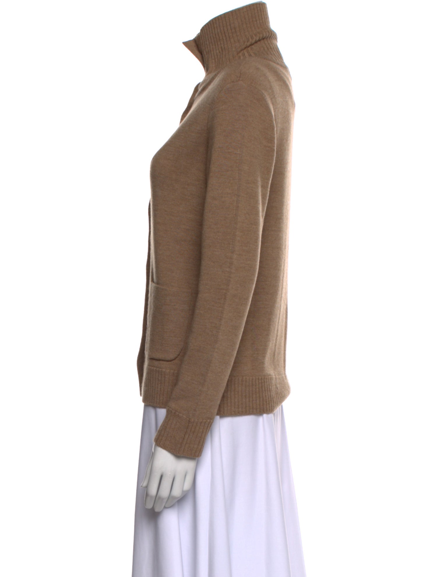 Bruno Magli Merino Wool Mock Neck Sweater