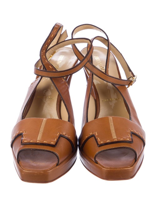 Bruno Magli Leather Slingback Pumps