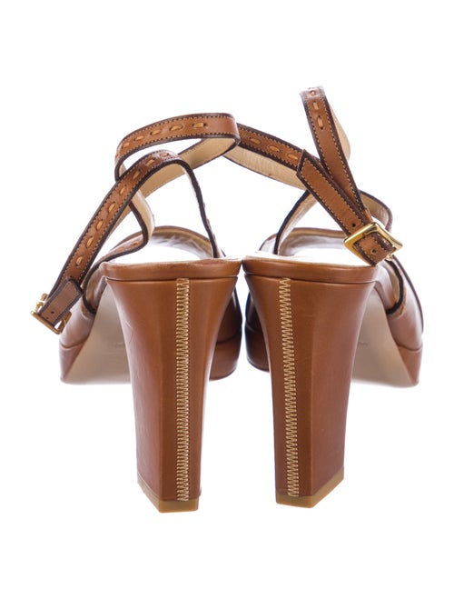 Bruno Magli Leather Slingback Pumps