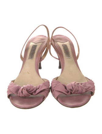 Bruno Magli Leather Slingback Sandals