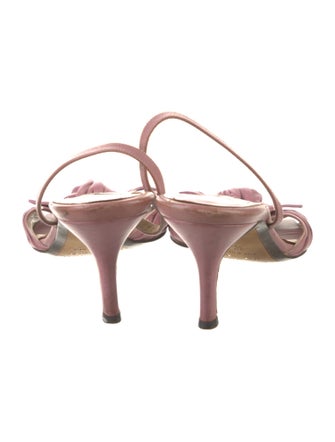 Bruno Magli Leather Slingback Sandals