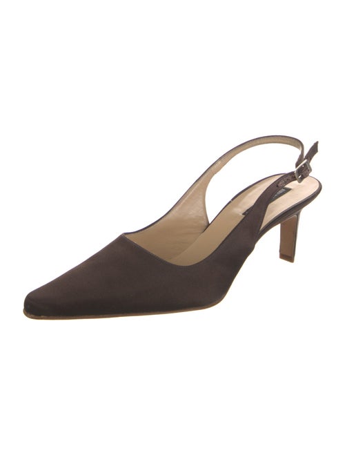 Bruno Magli Satin Slingback Pumps