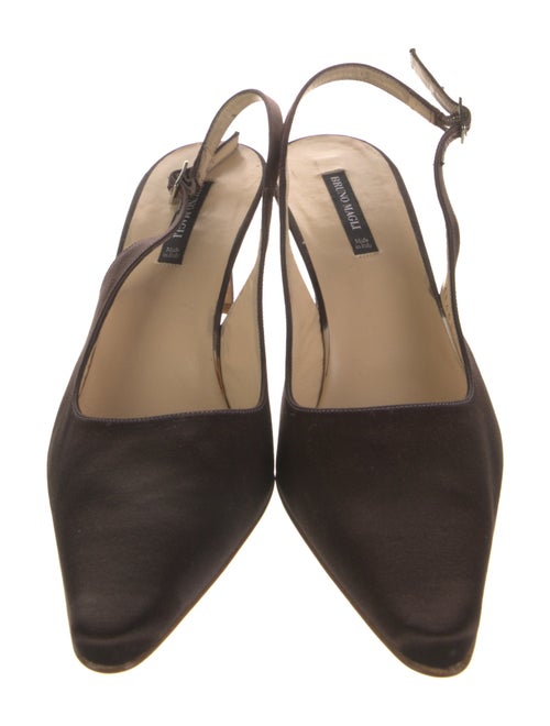 Bruno Magli Satin Slingback Pumps