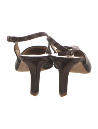 Bruno Magli Satin Slingback Pumps