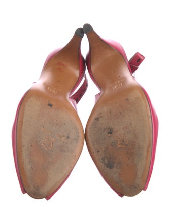 Bruno Magli Leather Slingback Pumps