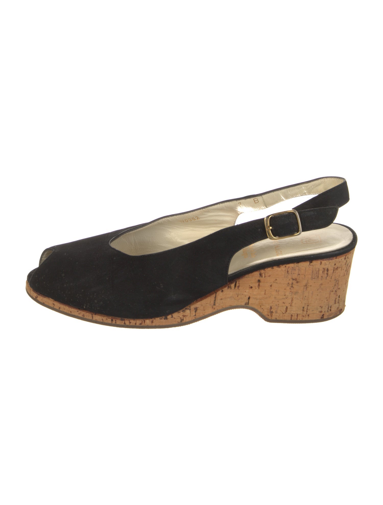 Bruno Magli Suede Animal Print Slingback Pumps