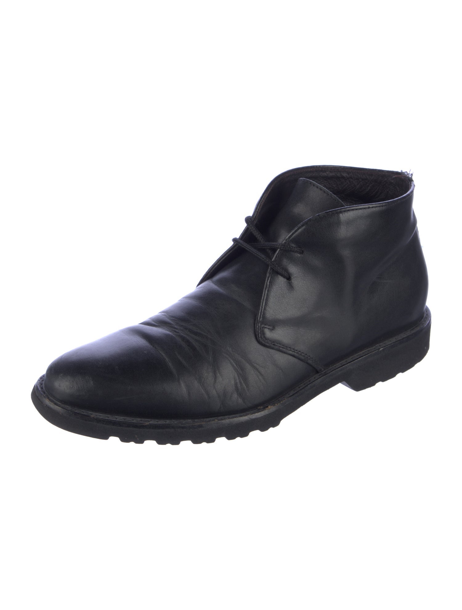 Bruno Magli Leather Lace-Up Boots