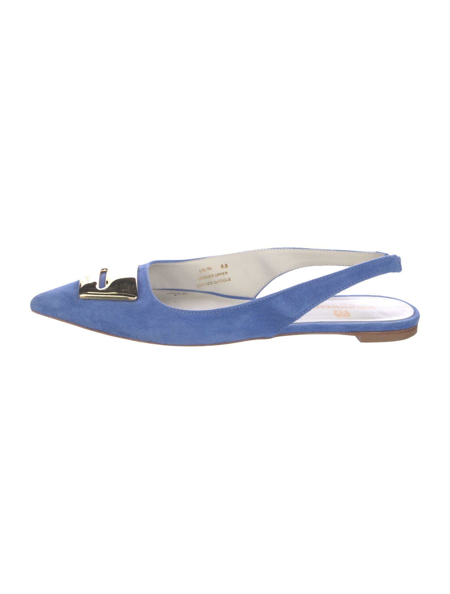 Bruno Magli Suede Slingback Flats