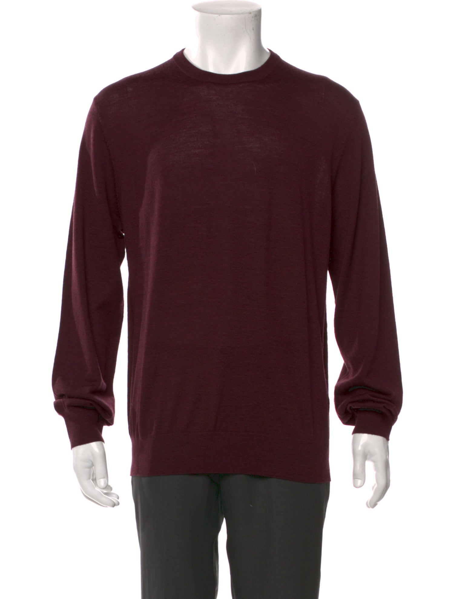 Bruno Magli Merino Wool Crew Neck Pullover