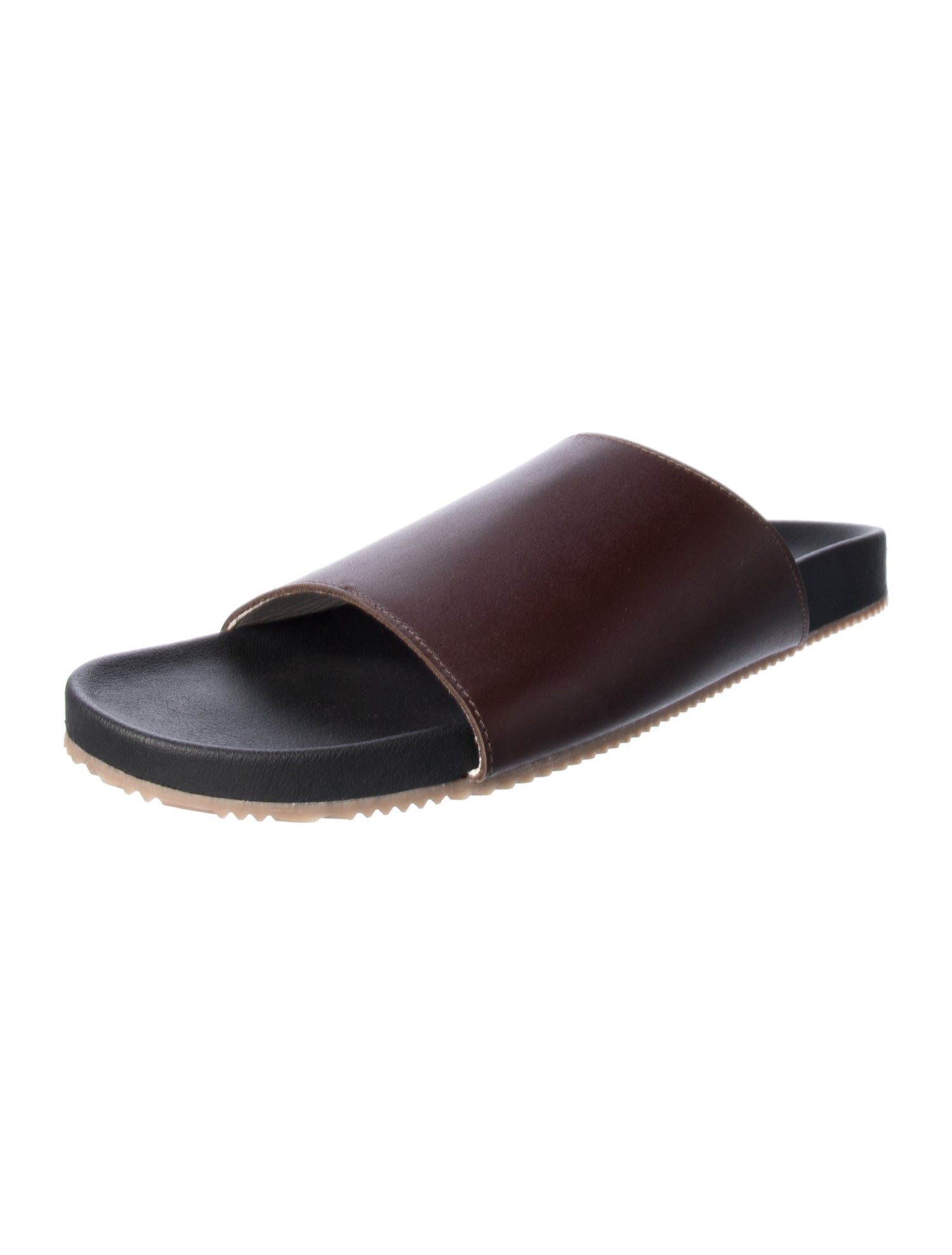 Bruno Magli Leather Slides