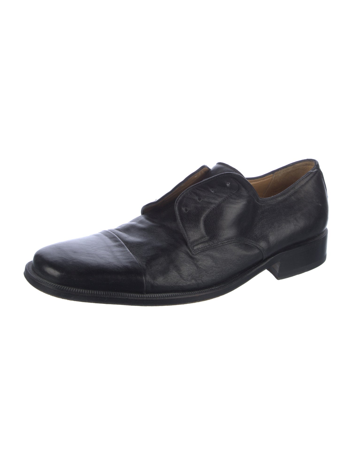 Bruno Magli Leather Derby Shoes
