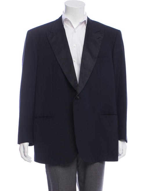 Brioni Wool Tuxedo Jacket black