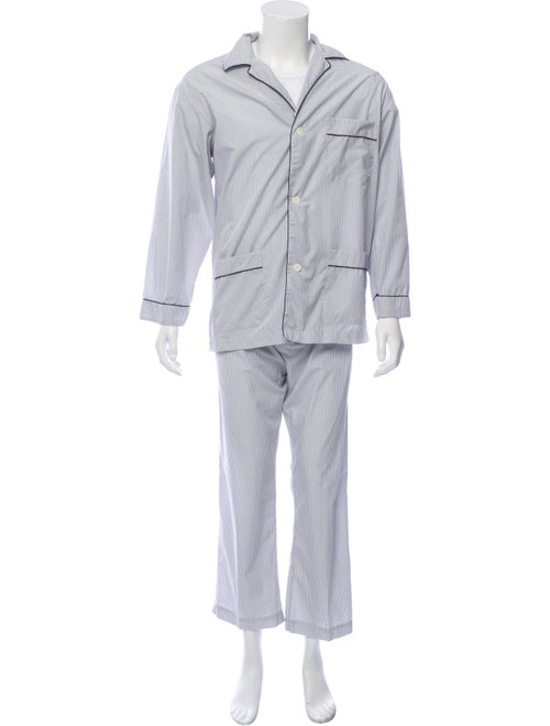 Brioni Two-Piece Pajama Set blue