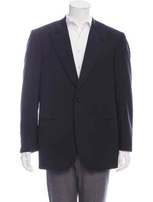 Brioni Wool Tuxedo Jacket black