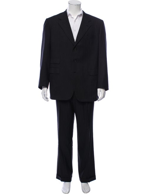 Brioni Wool-Blend Two-Piece Suit black