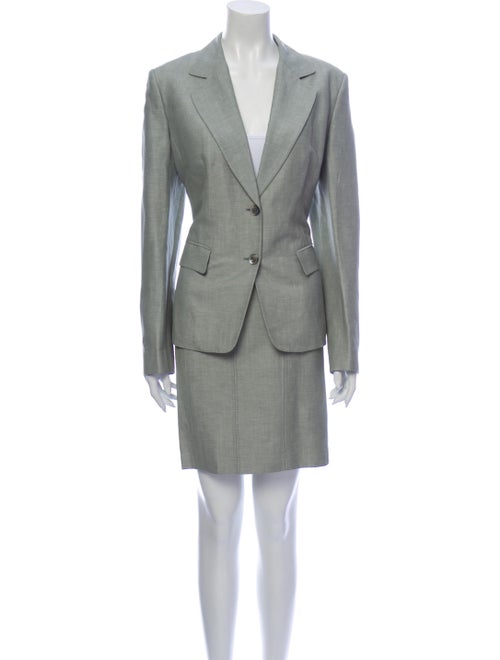Brioni Skirt Suit Green