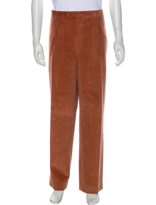 Brioni Corduroy Pants Red