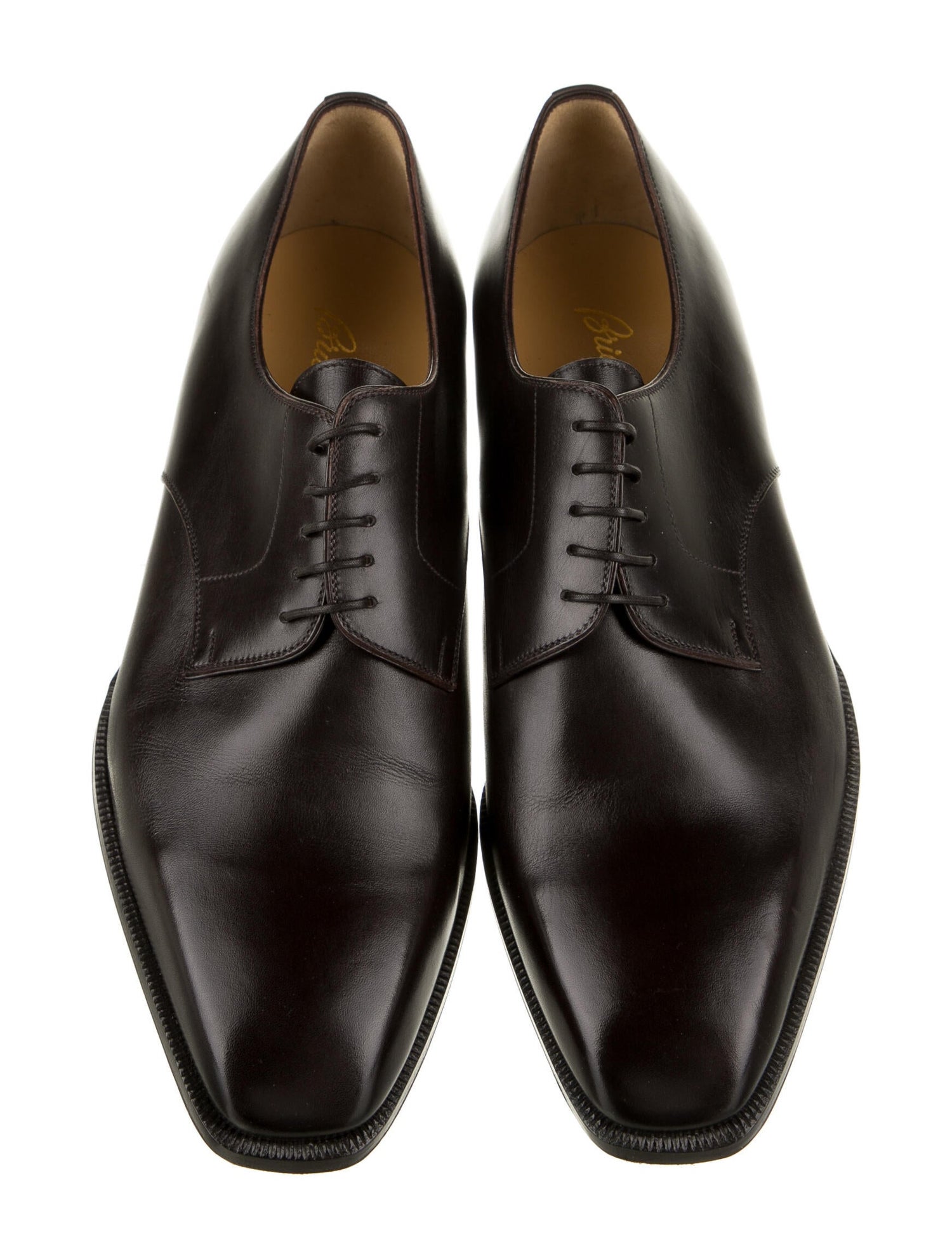 Brioni Leather Oxfords w/ Tags Brown Oxfords, Shoes