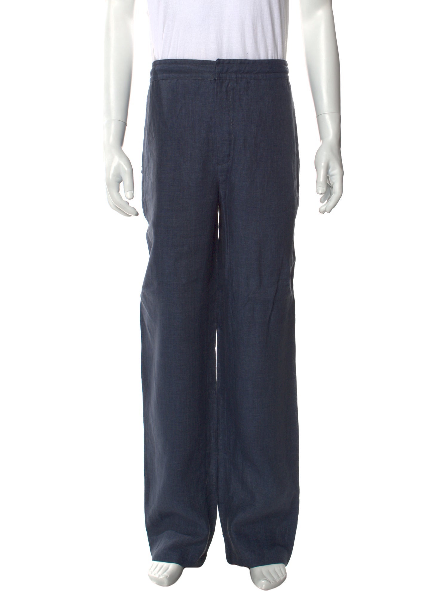 Brioni Linen Wide Leg Pants