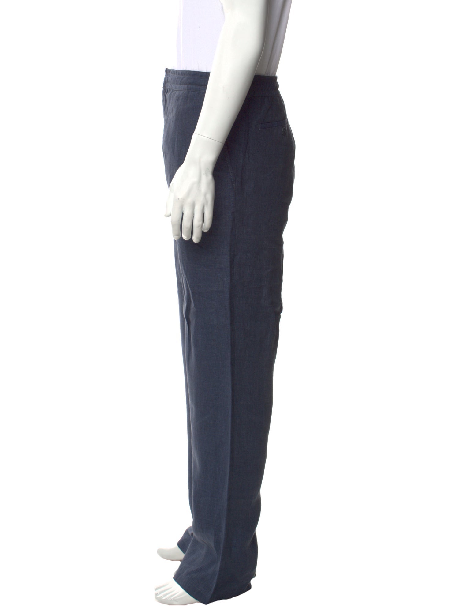 Brioni Linen Wide Leg Pants