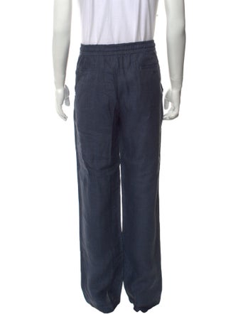 Brioni Linen Wide Leg Pants