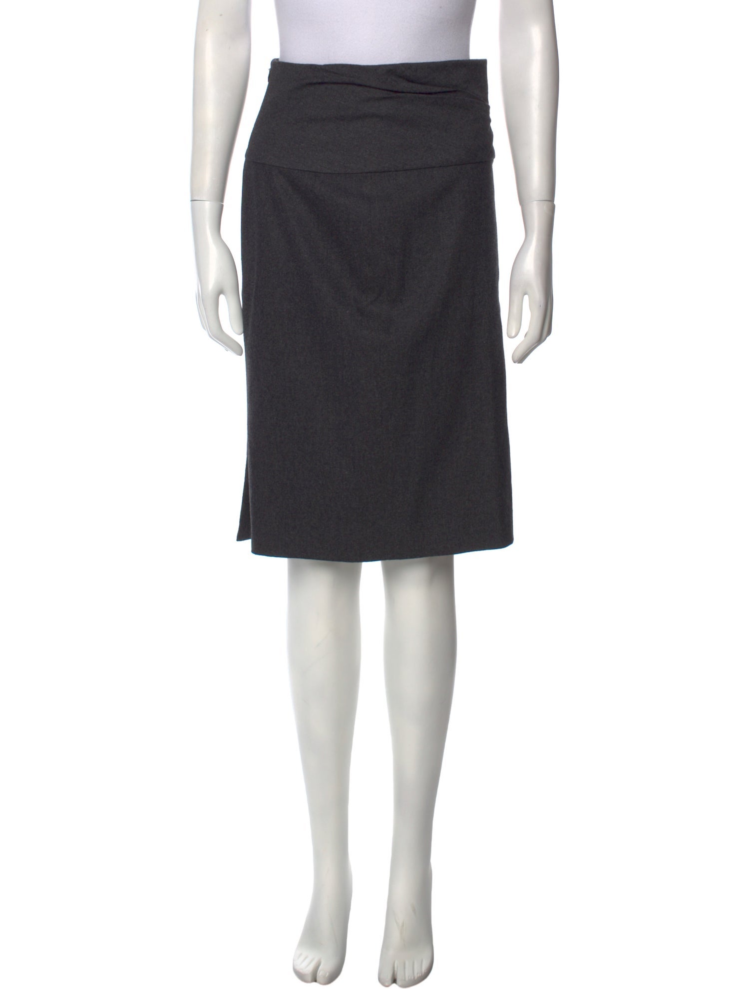 Brioni Wool Knee-Length Skirt