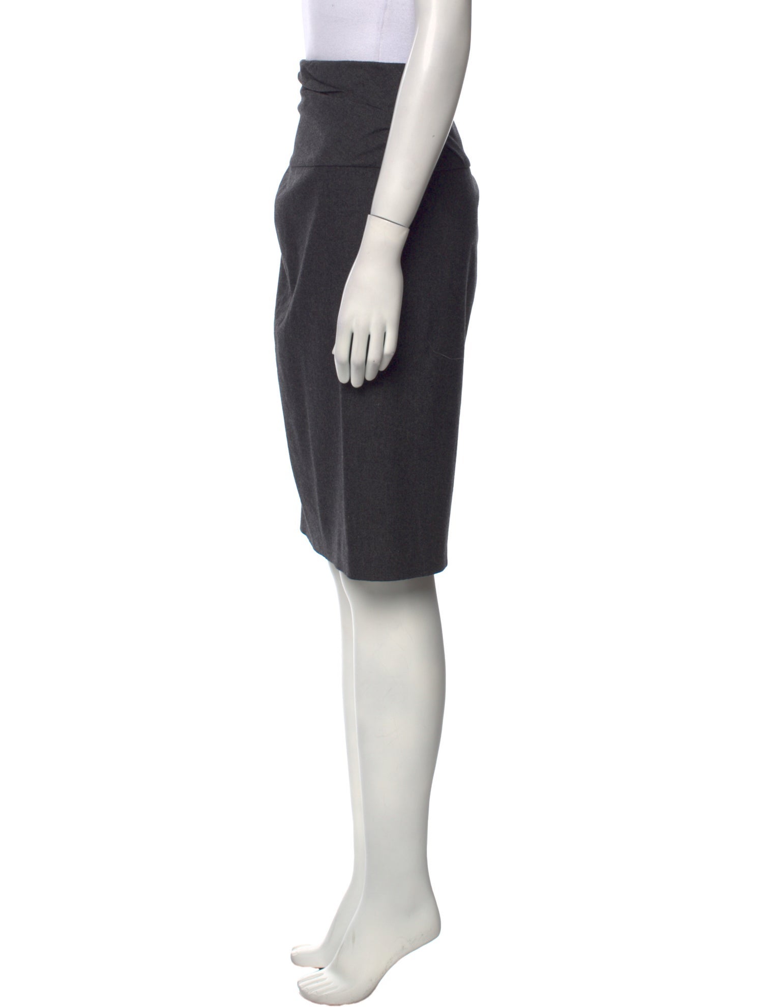Brioni Wool Knee-Length Skirt