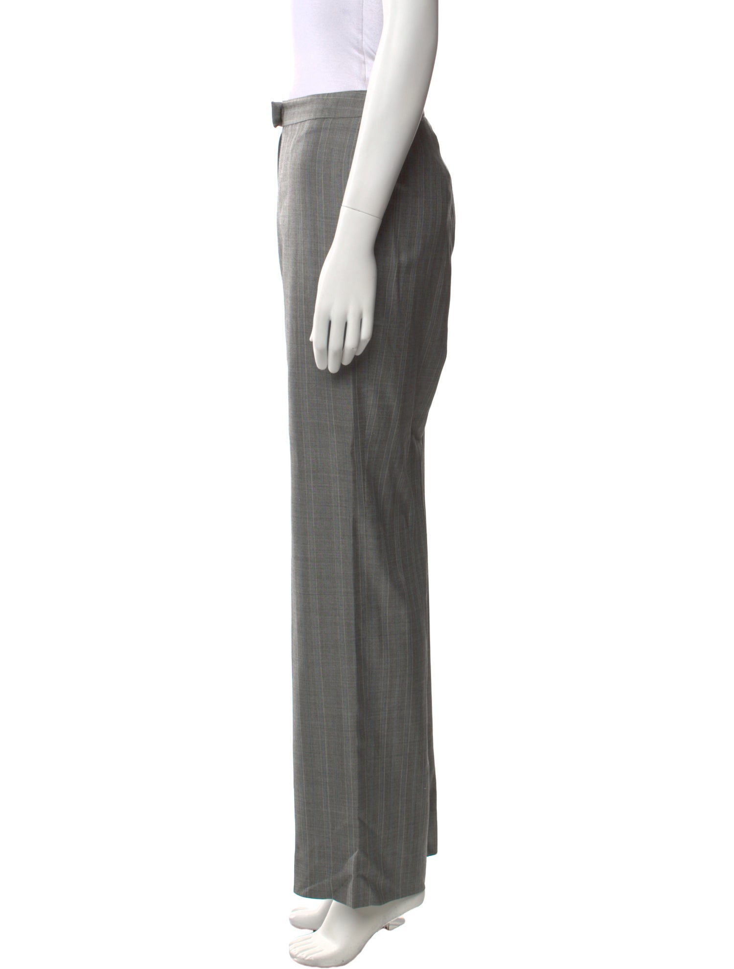 Brioni Wool Wide Leg Pants