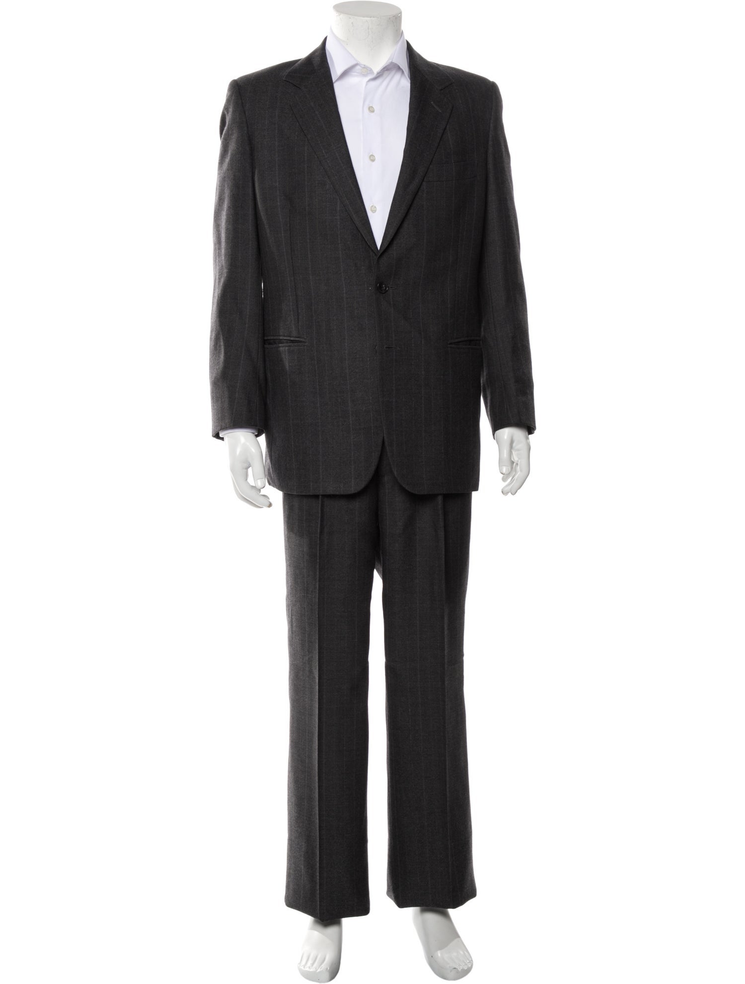 Brioni Wool Striped Two-Piece Blazer