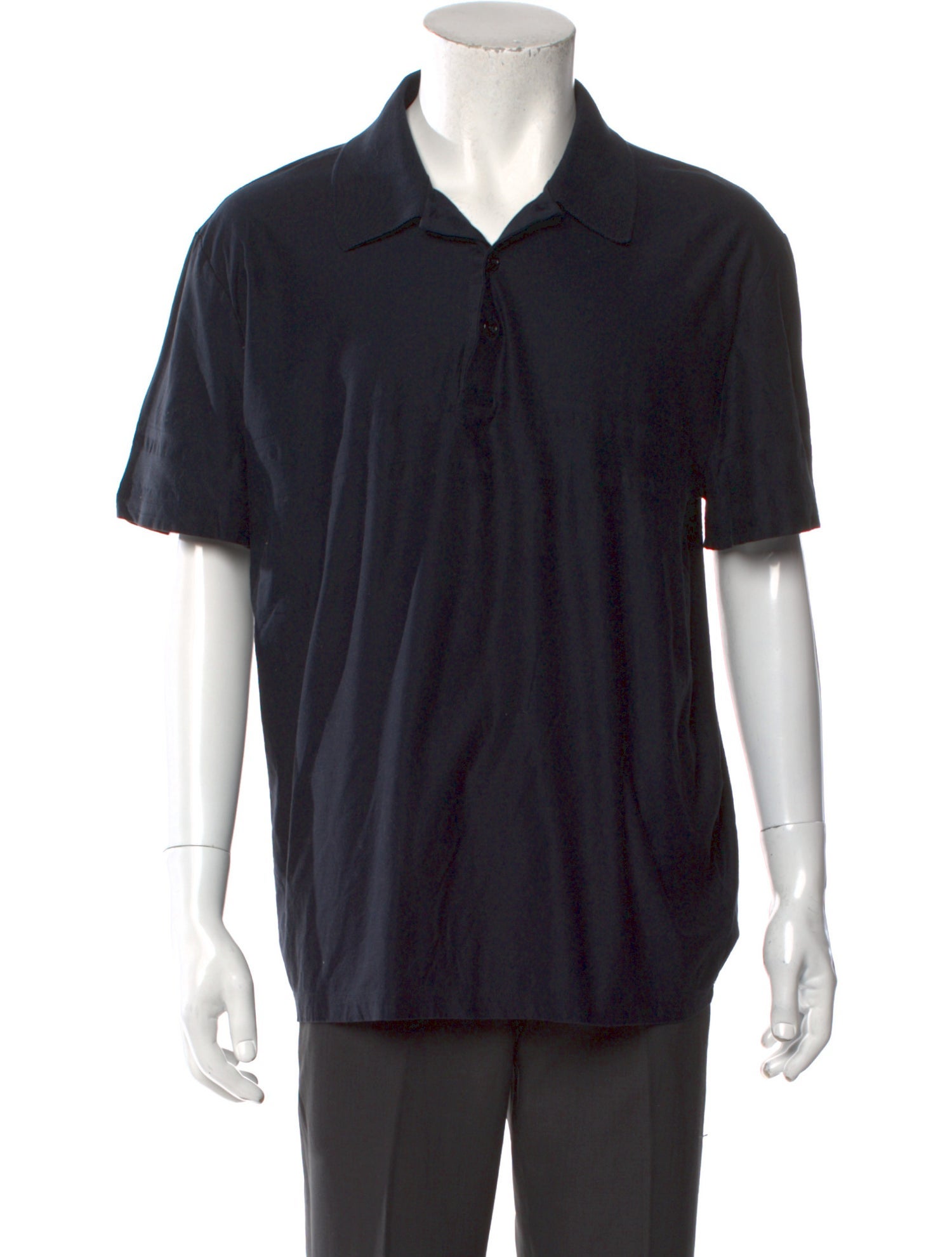 Brioni Collar Short Sleeve Polo Shirt