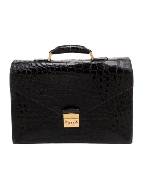 Brioni Alligator Briefcase