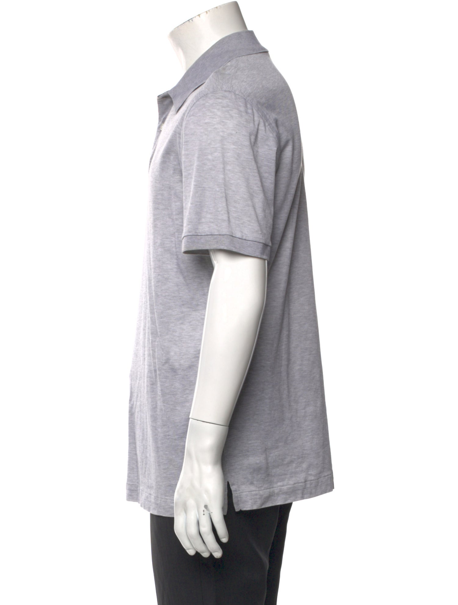 Brioni Collar Short Sleeve Polo Shirt