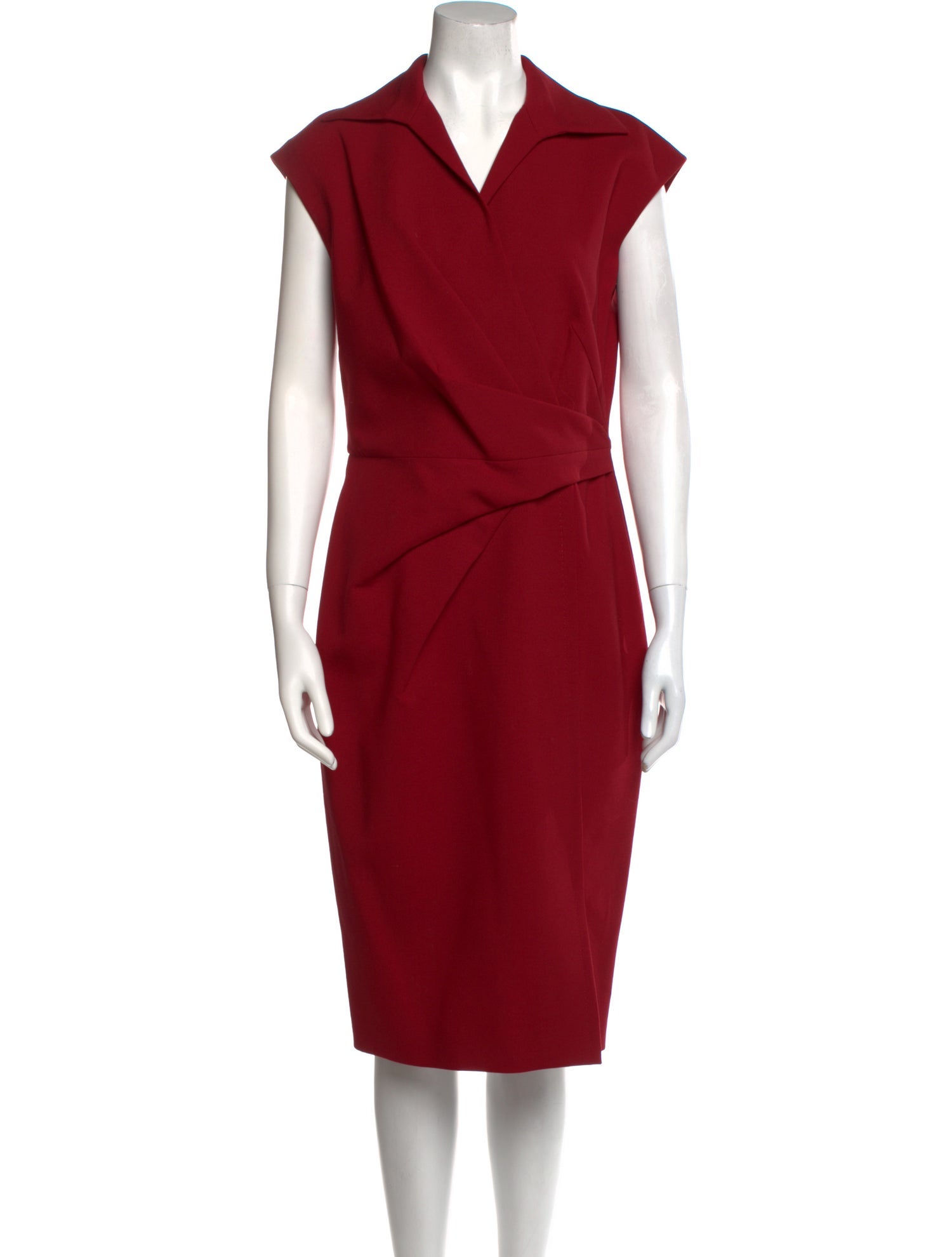 Brioni Virgin Wool Midi Length Dress