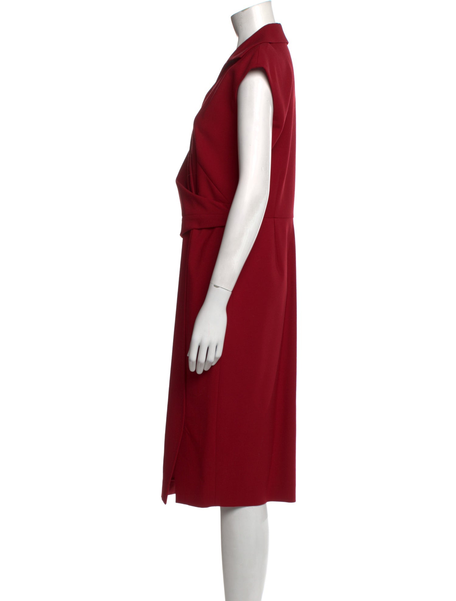 Brioni Virgin Wool Midi Length Dress