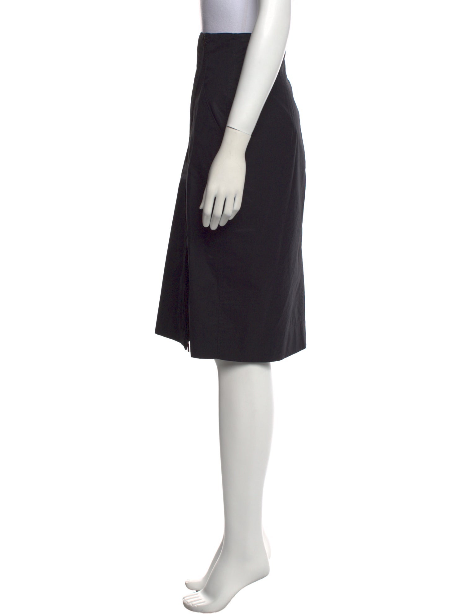 Brioni Pleated Accents Knee-Length Skirt