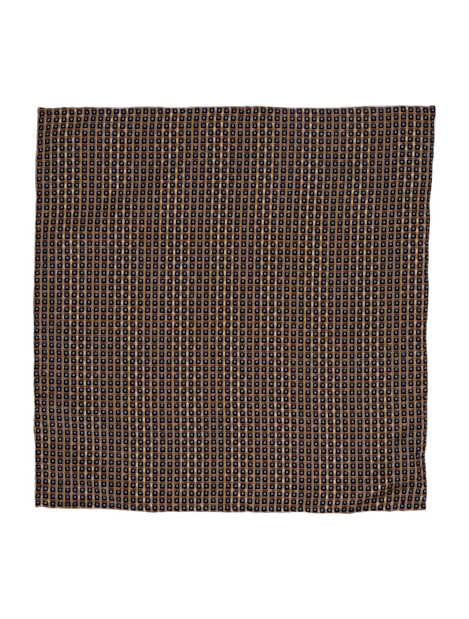 Brioni Silk Printed Scarf