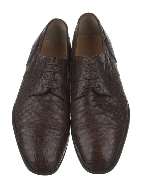 Brioni Crocodile Oxfords