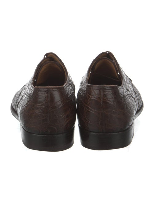 Brioni Crocodile Oxfords