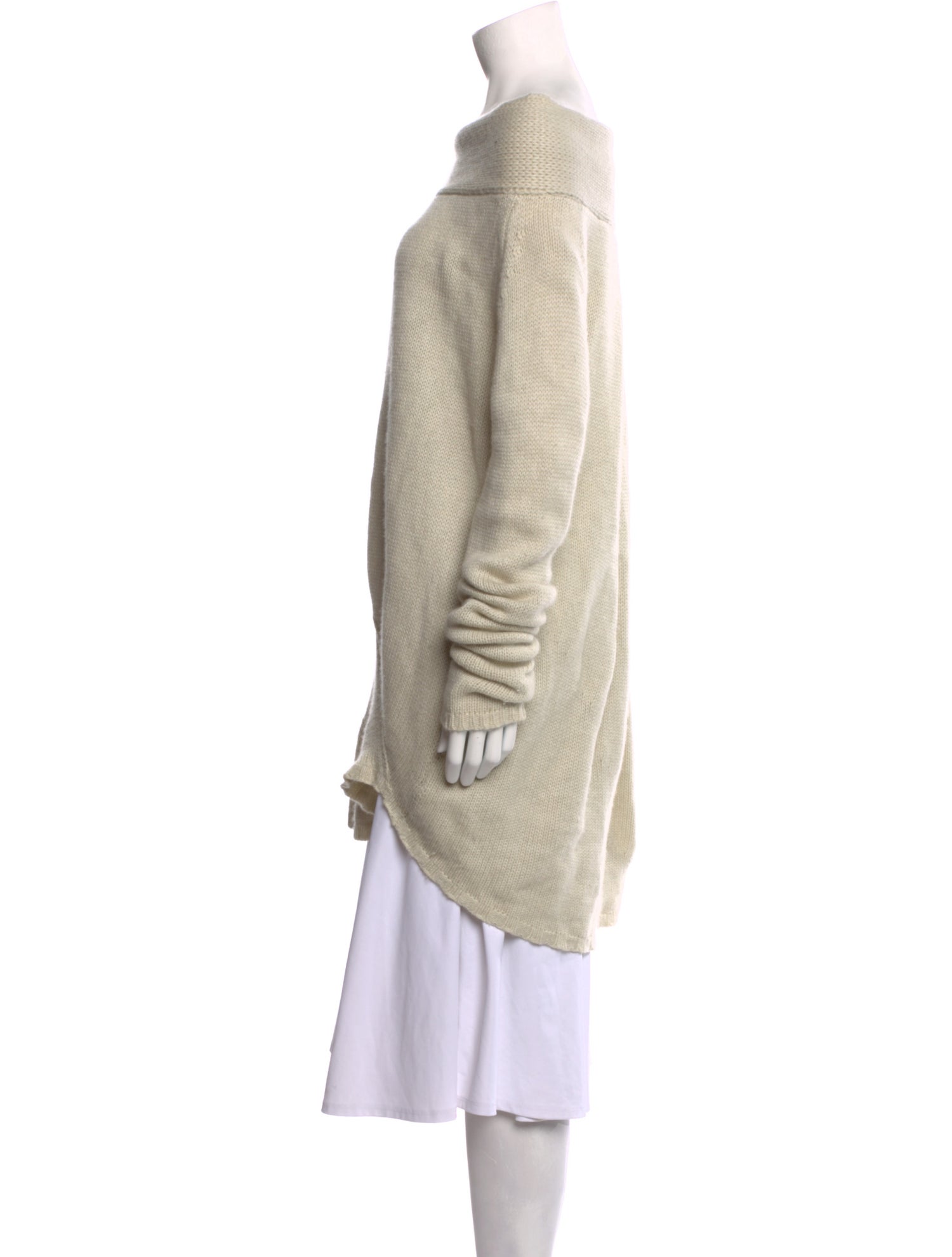 Brioni Cashmere Cowl Neck Tunic