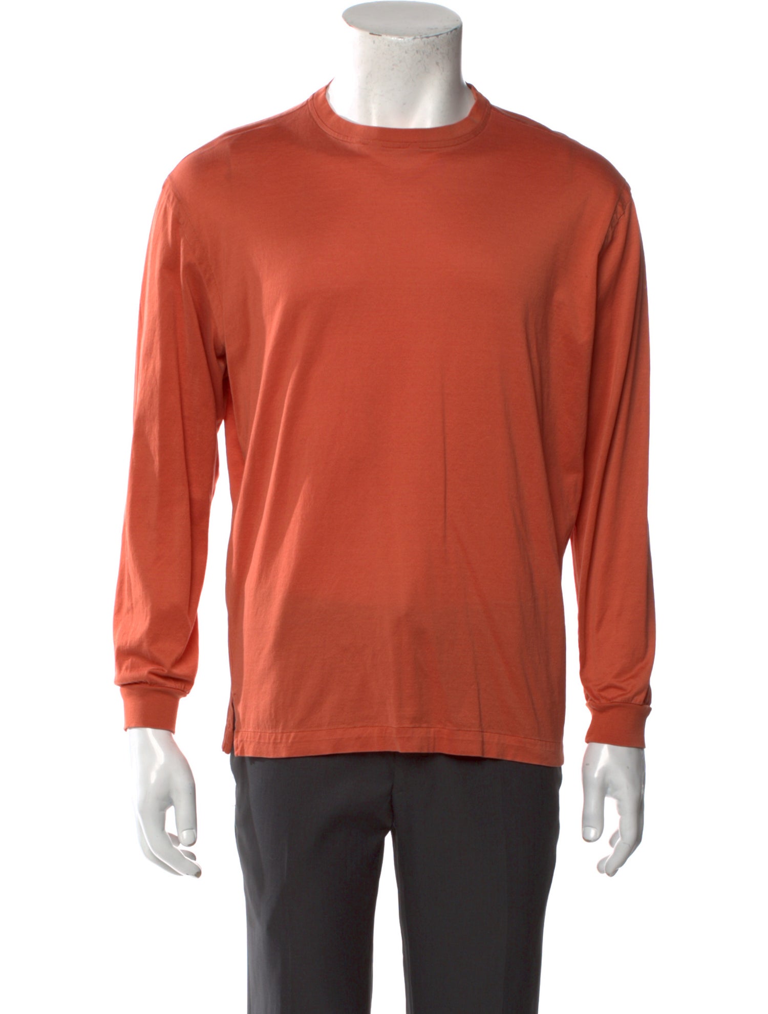 Brioni Crew Neck Long Sleeve T-Shirt