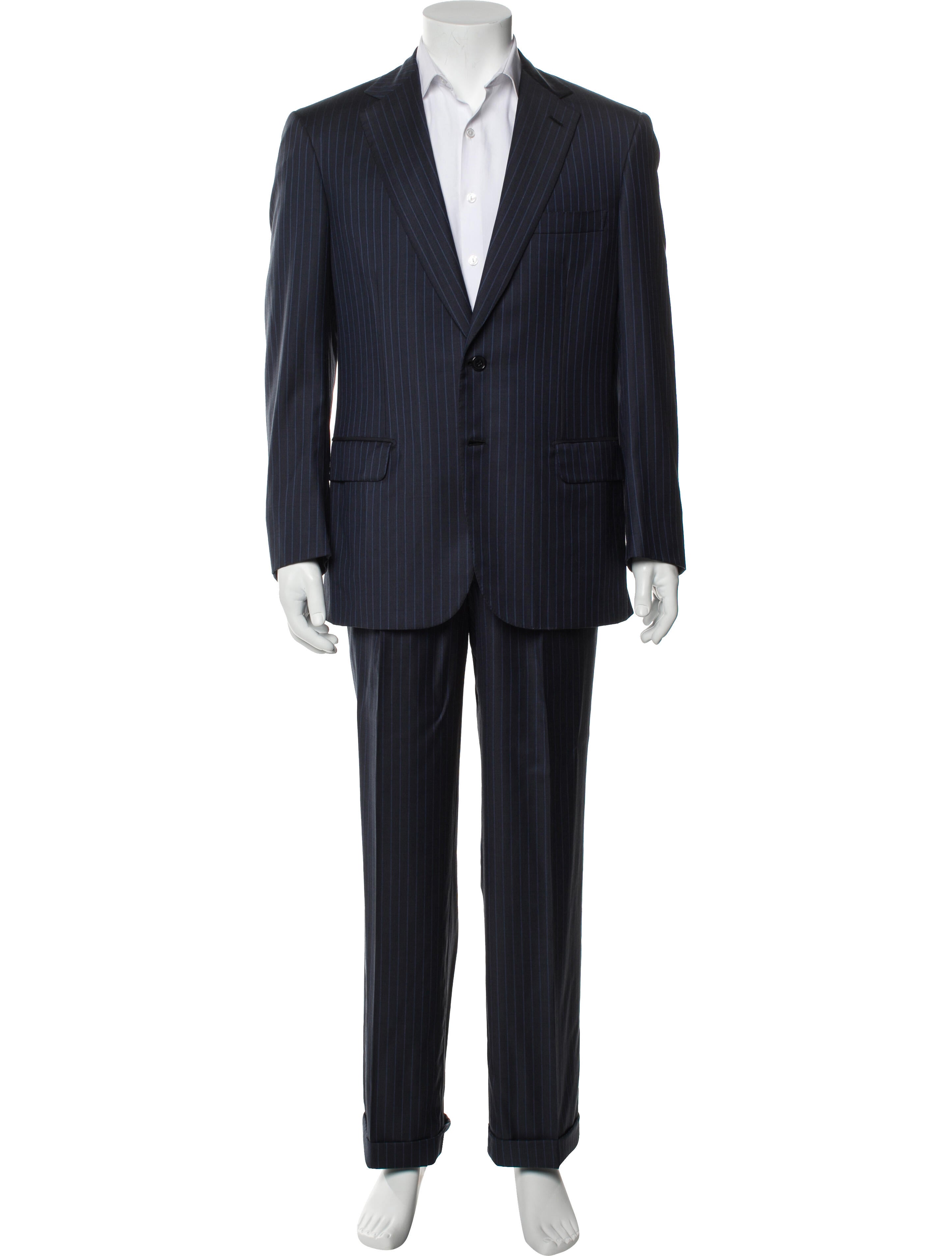 Brioni Wool Striped Two-Piece Suit