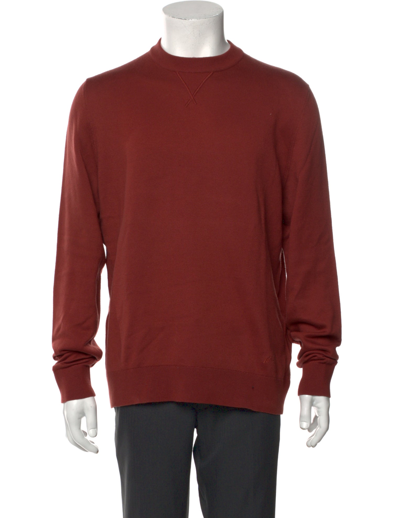 Brioni Crew Neck Long Sleeve Sweatshirt
