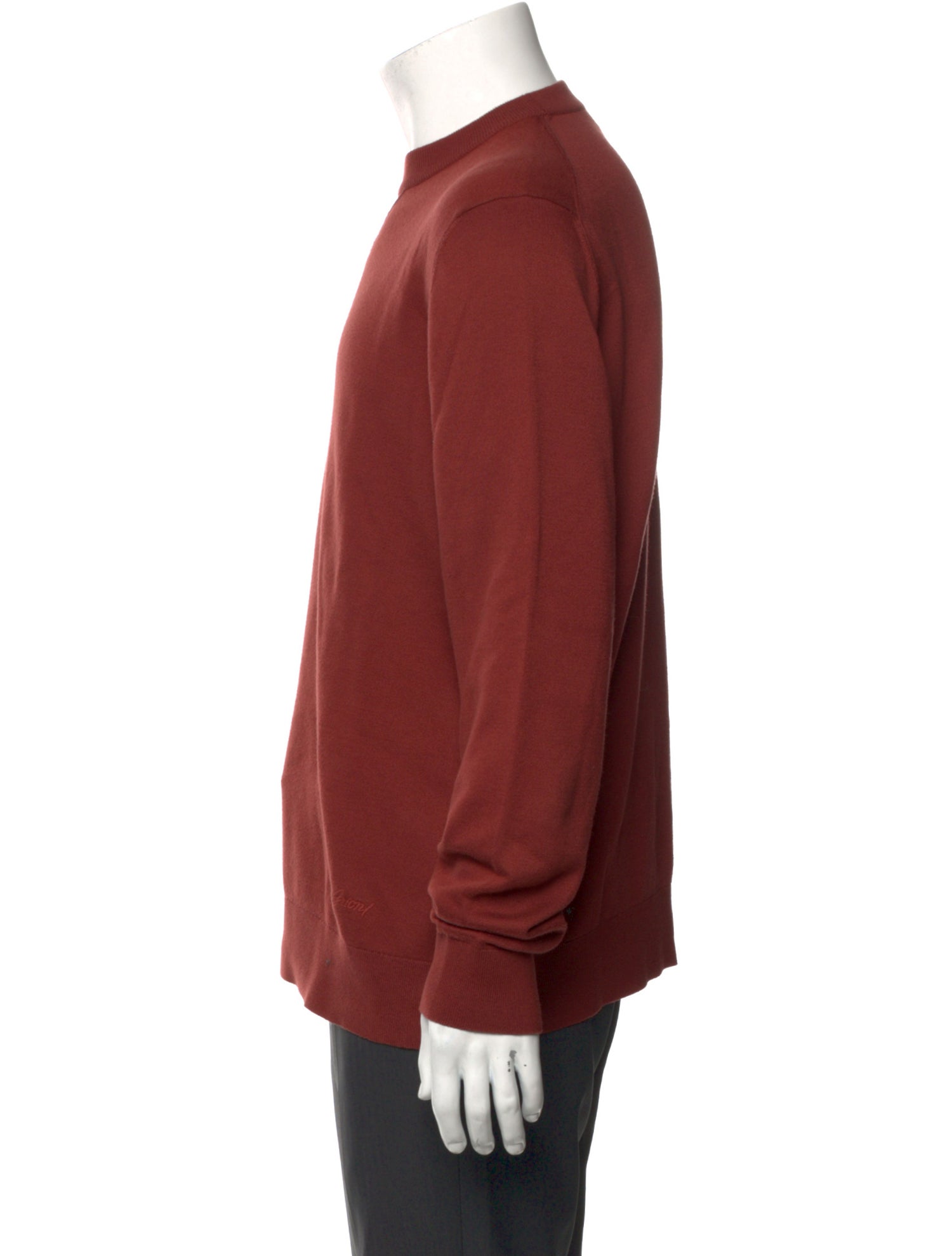 Brioni Crew Neck Long Sleeve Sweatshirt
