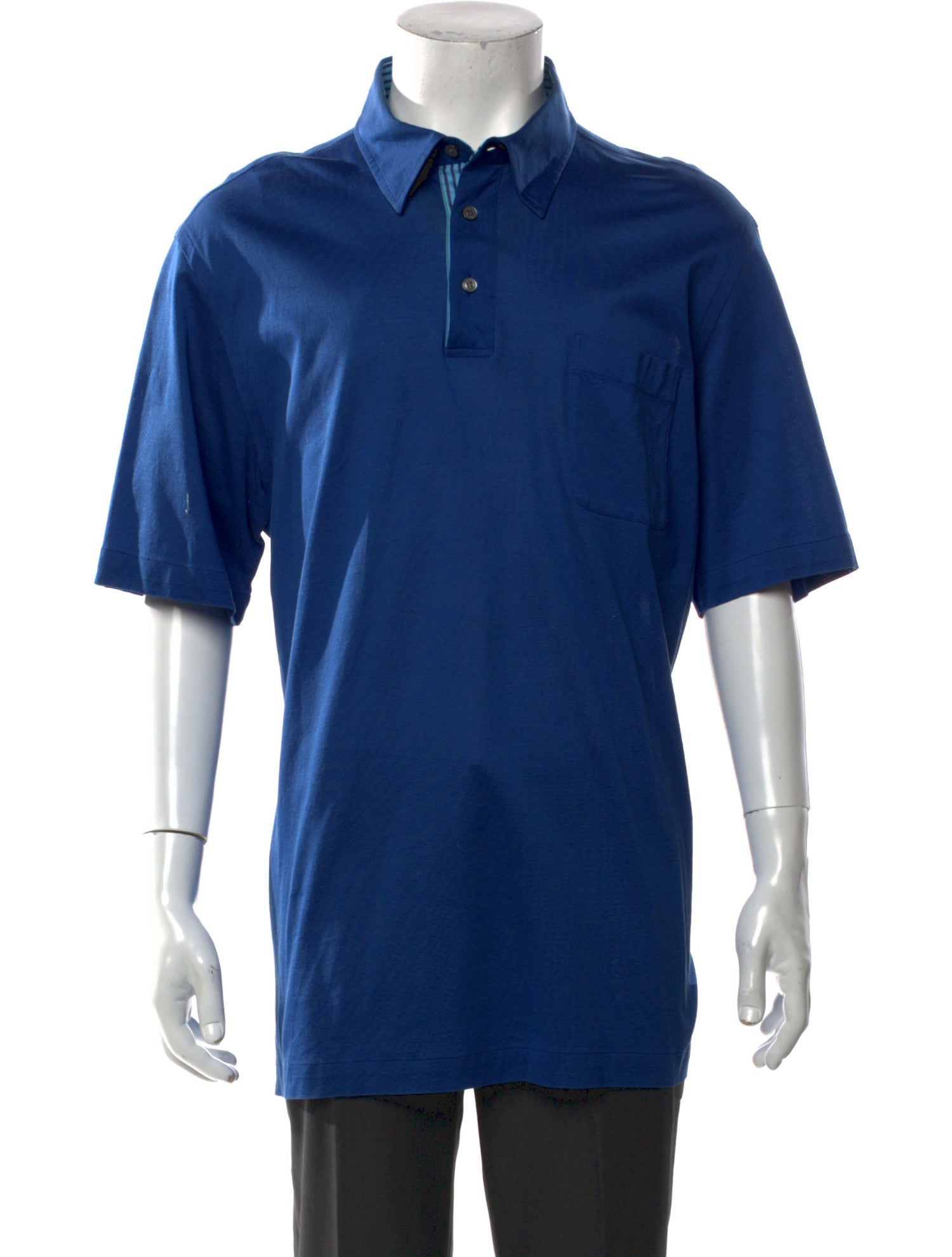 Brioni Collar Short Sleeve Polo Shirt