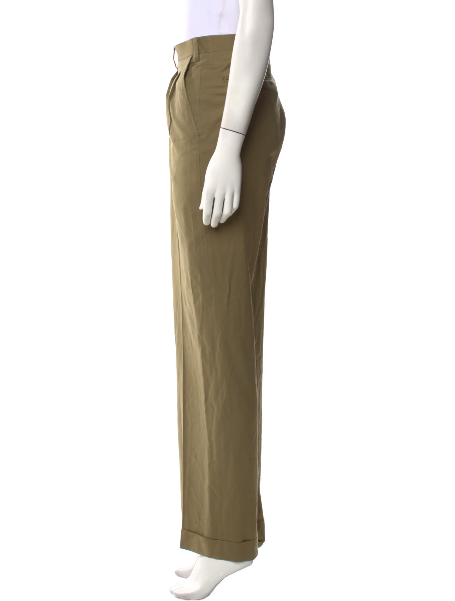 Brioni Virgin Wool Wide Leg Pants