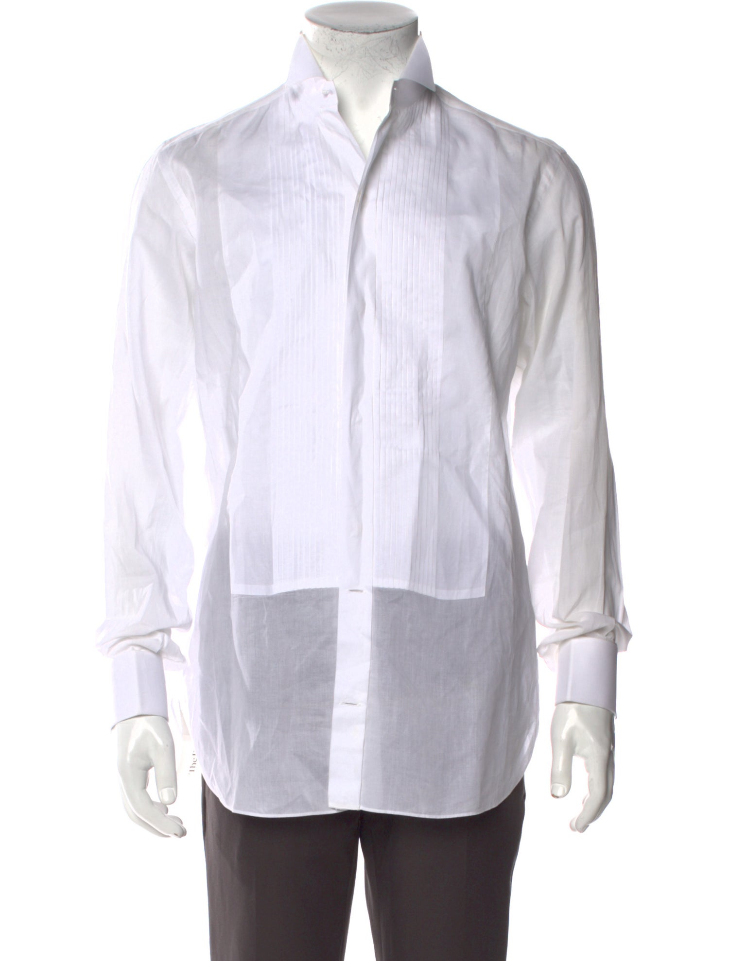 Brioni Long Sleeve Tuxedo Shirt