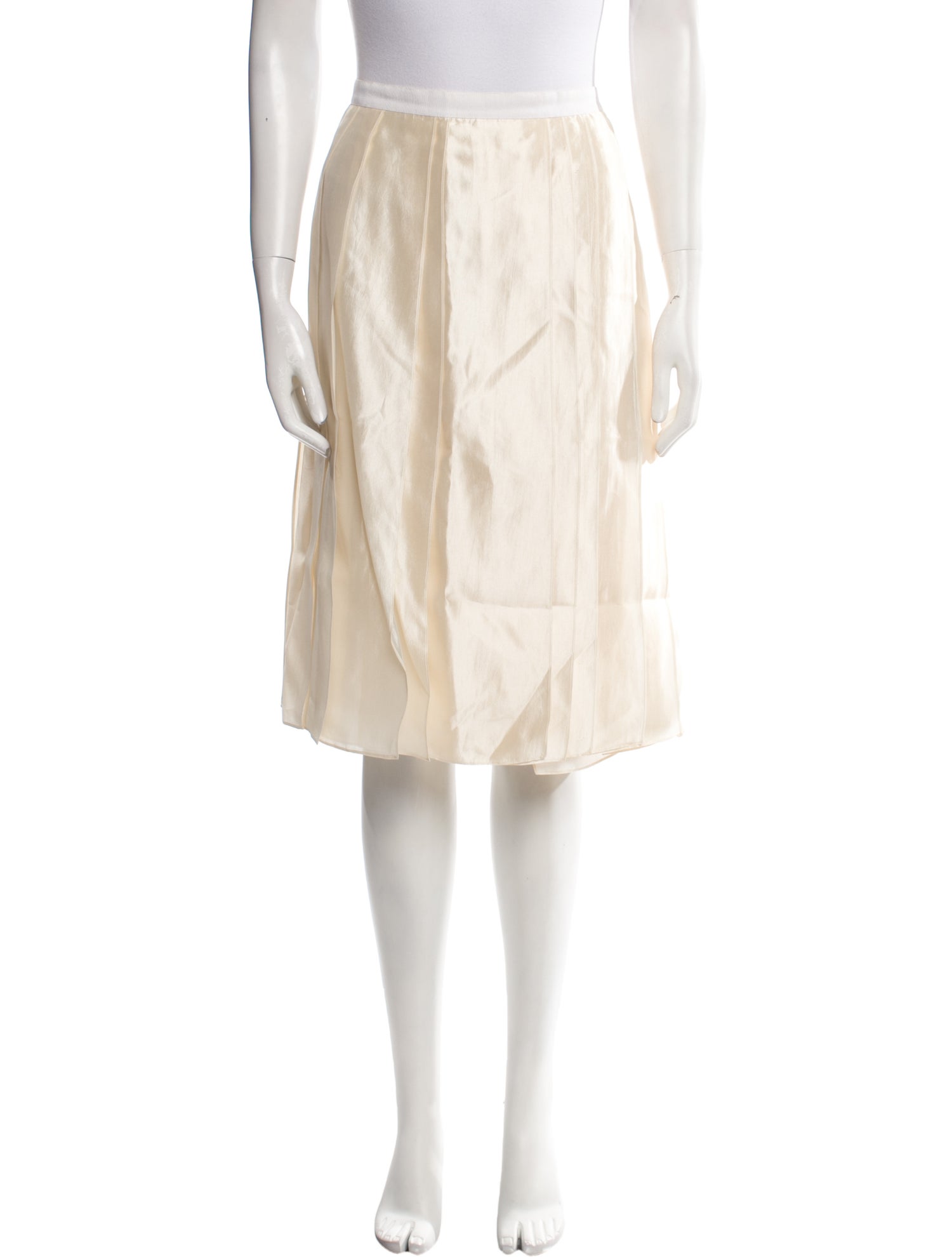 Brioni Silk Knee-Length Skirt