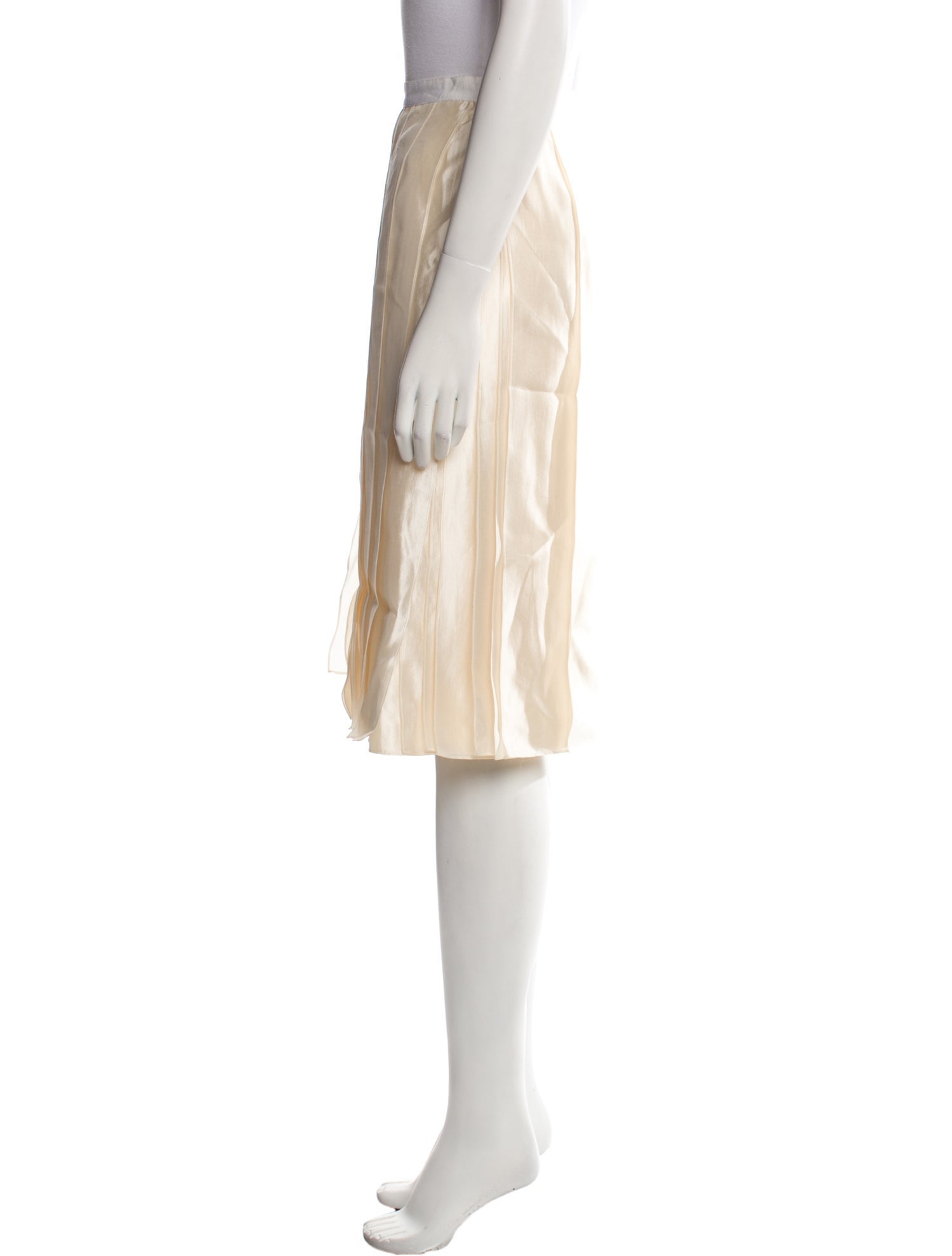 Brioni Silk Knee-Length Skirt